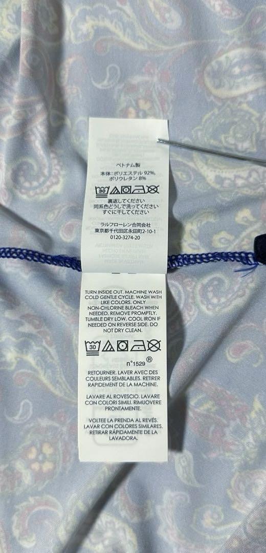 RLX RALPH LAUREN ペイズリー柄 パフォーマンス ポロシャツ