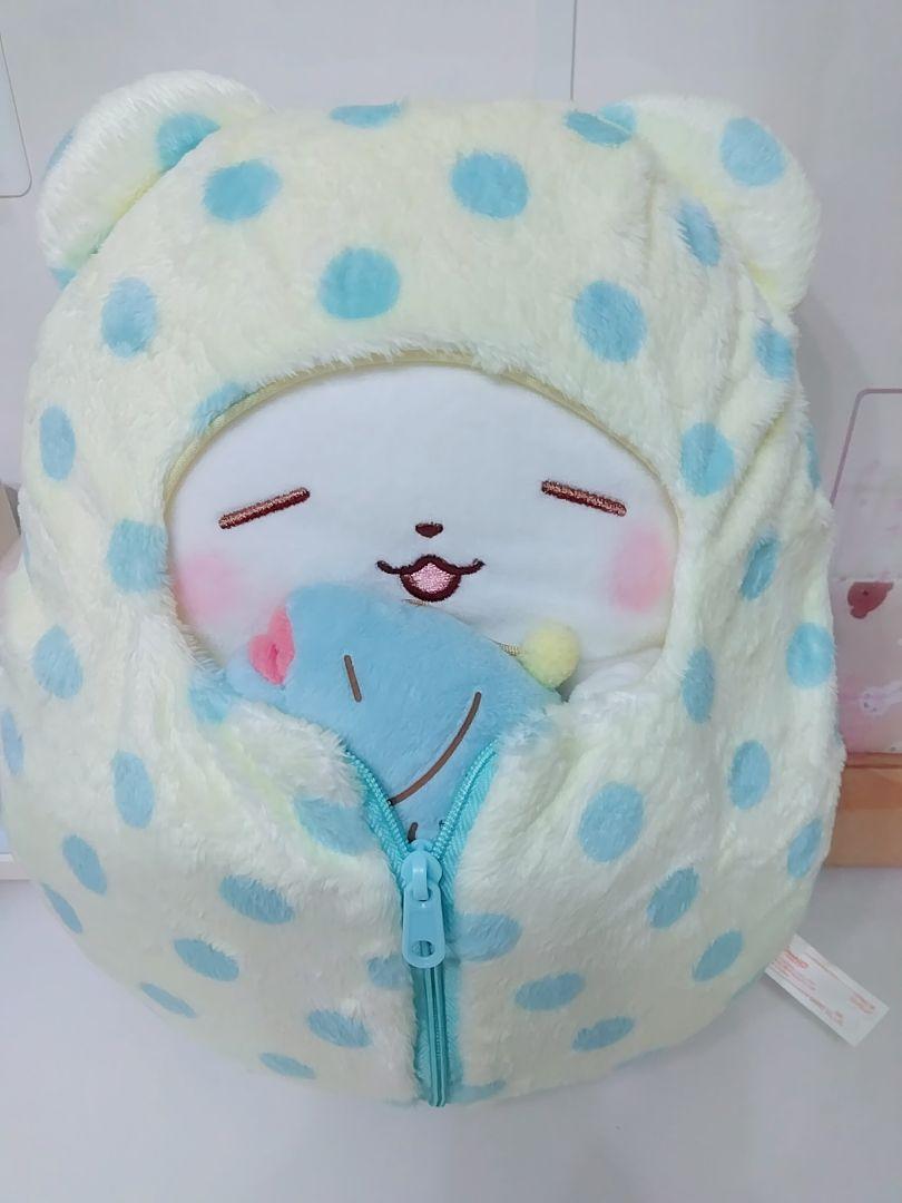 【送料なしで6000円】まるもふびより　ジッパー付きぬいぐるみ