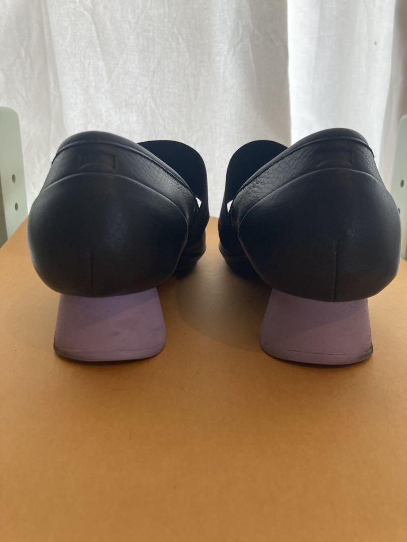 CAMPER　カンペール　alright　革　パンプス　ヒール紫　39サイズ