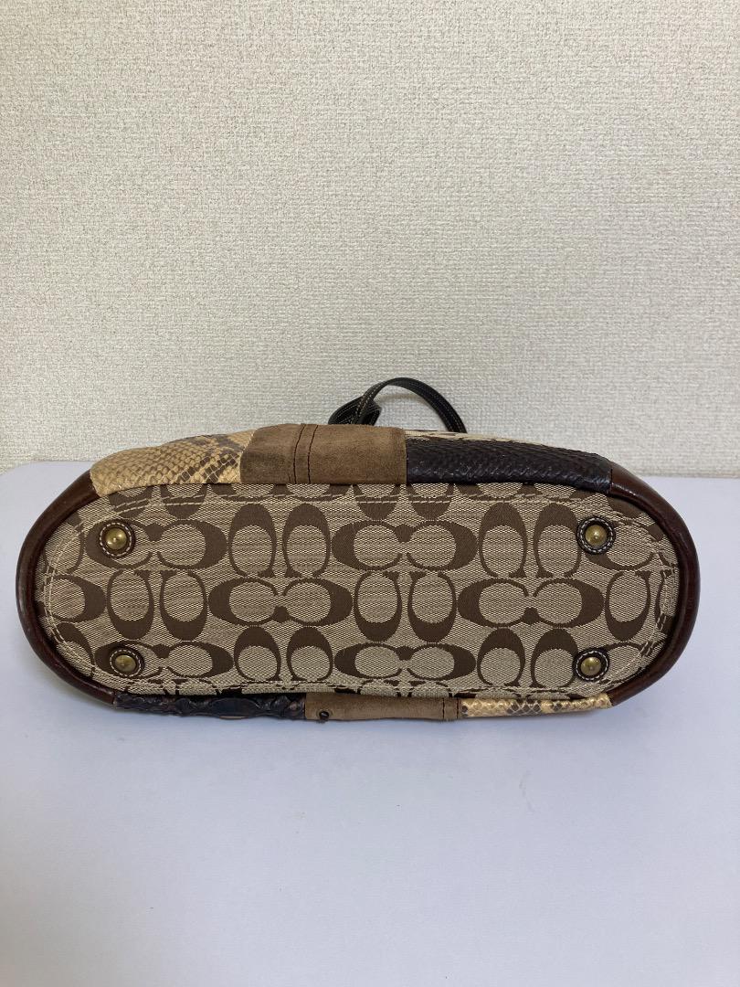 COACH パッチワーク ショルダーバッグ