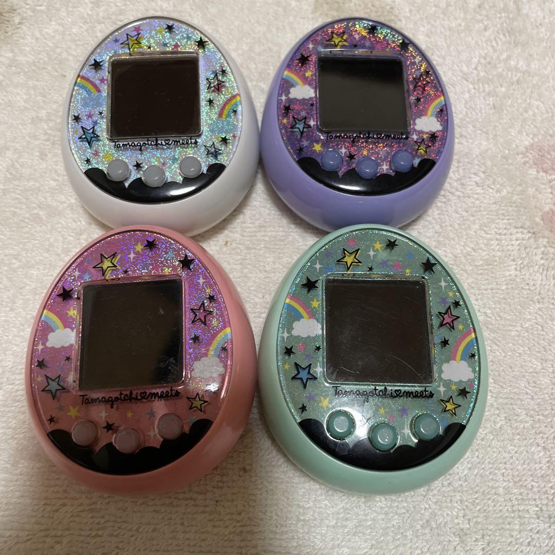 たまごっちみーつ マジカルみーつ ホワイト パープル ピンク グリーン