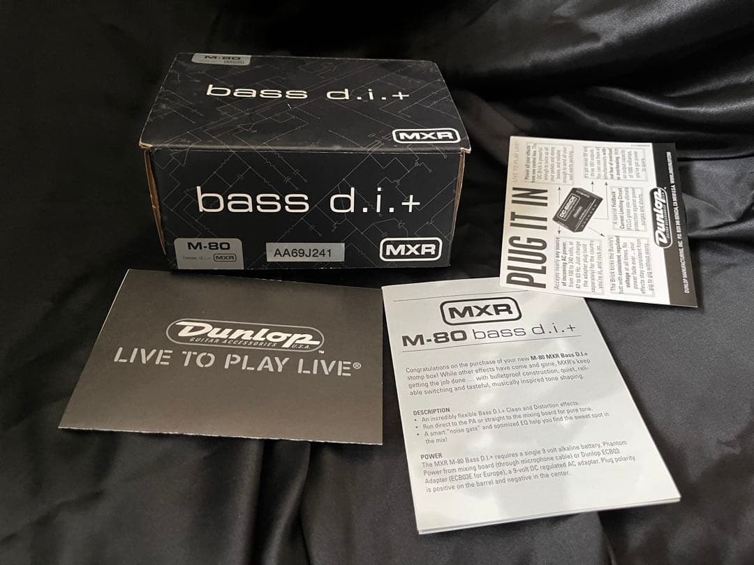 税込?送料無料】 M-80 MXR bass エフェクター プリアンプ d.i.+(M80