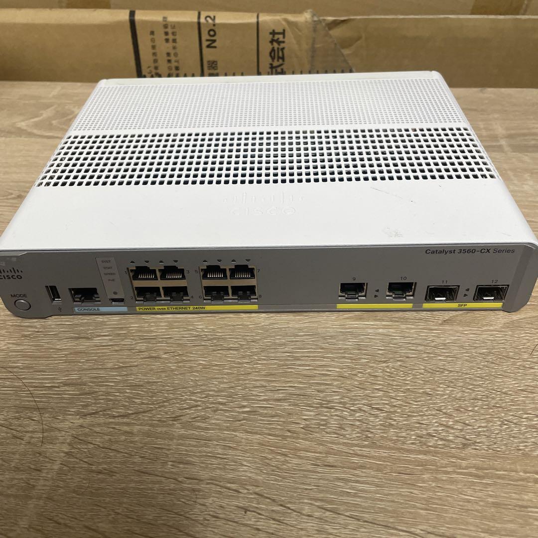 Cisco L3スイッチ WS-C3560CX-8PC-S Catalyst
