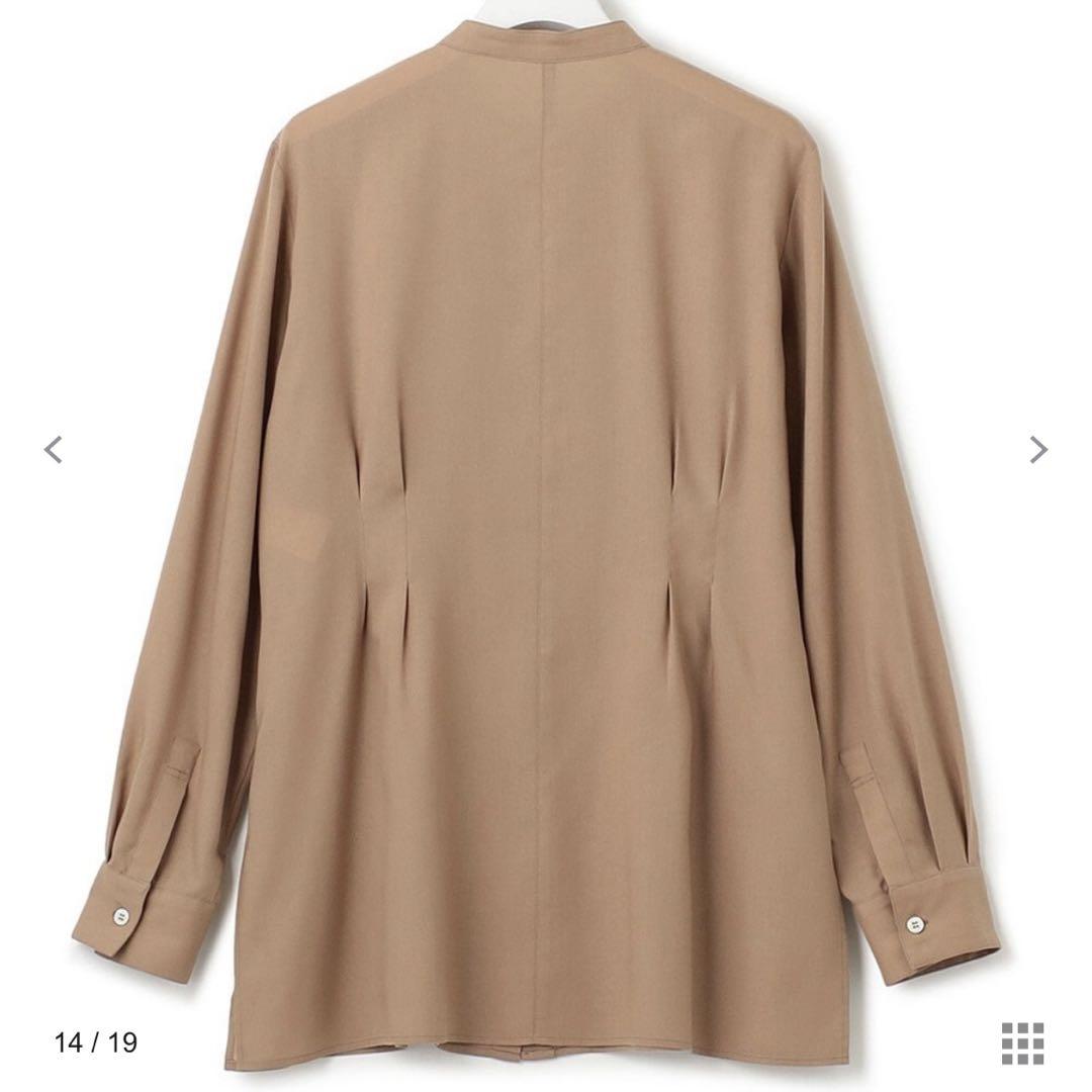 【新品未使用タグ付】完売品 23区 ウエストタックブラウス シャツ 44 白