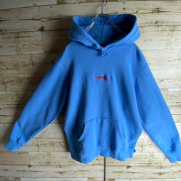 人気デザイン】Supreme シュプリーム パーカー Lサイズ 筆記体
