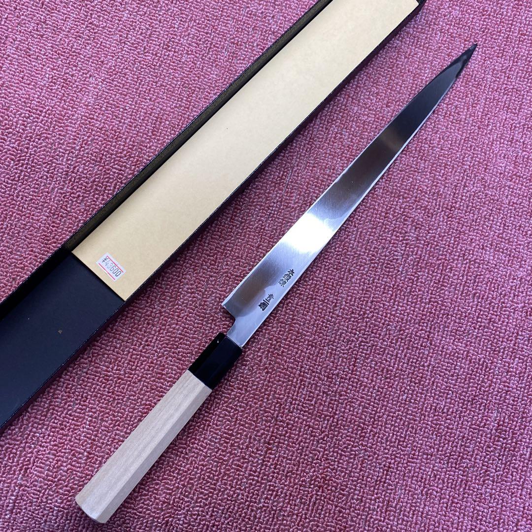 青二鋼 フグ引き(てっさ)包丁 300㎜ 尺0寸
