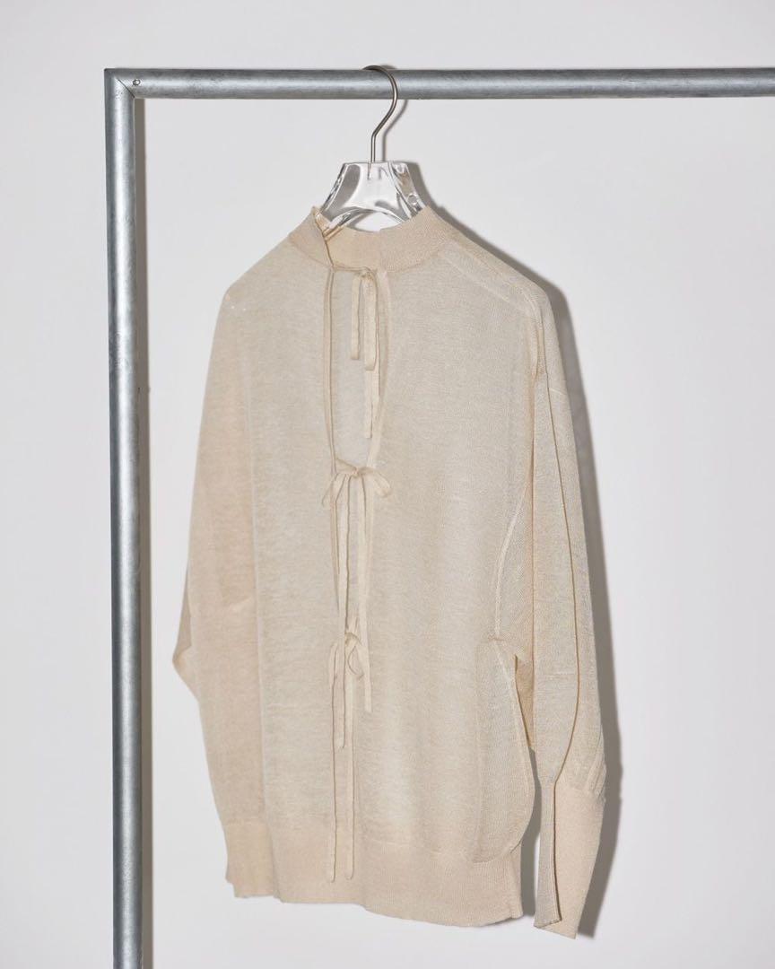 TODAYFULトゥデイフル / Backopen Sheer Knit