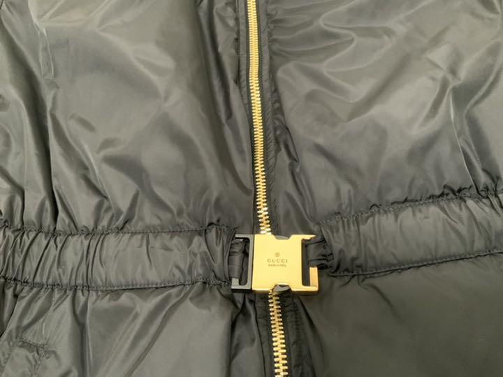 GUCCI ブラック クリーニング済 Ogeqh-m38600388679 グッチ 中綿入りコート 豊富な安い