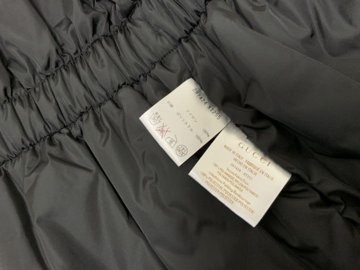 GUCCI ブラック クリーニング済 Ogeqh-m38600388679 グッチ 中綿入りコート 豊富な安い