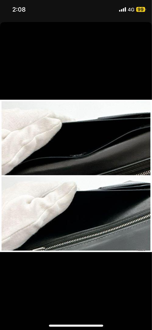 エルメス✨ベアン✨クラシック✨ブラック✨二つ折り　長財布