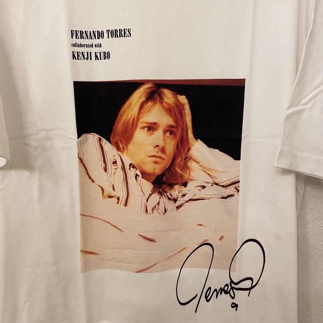 フェルナンドトーレス引退記念 カートコバーンコラボTシャツ