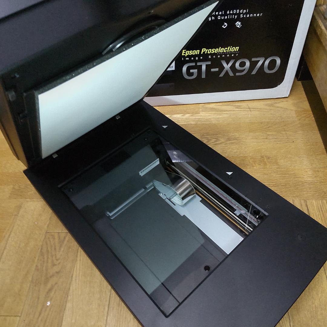 エプソン GT-X970 フィルムホルダー、フォトショ付属 動作良好 良品-