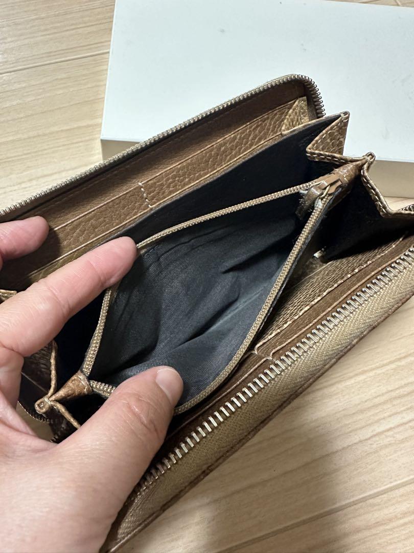 GUCCI GGパターン 長財布 ブラウン