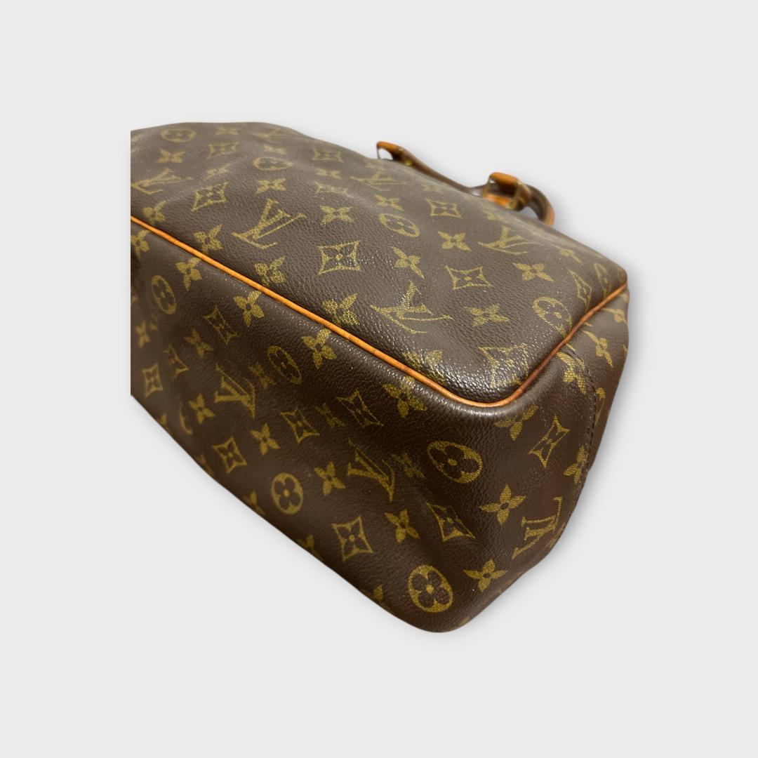 LOUIS VUITTON モノグラム ドーヴィル レザー ハンドバッグ