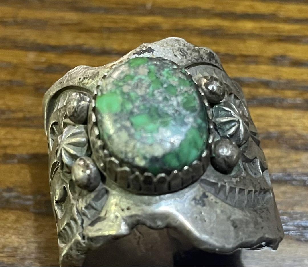 ハンドメイド　ターコイズリング
