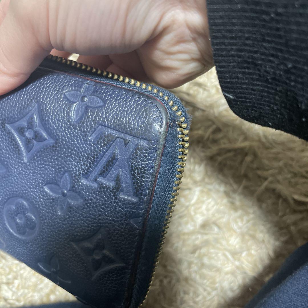 LOUIS VUITTON ネイビー長財布