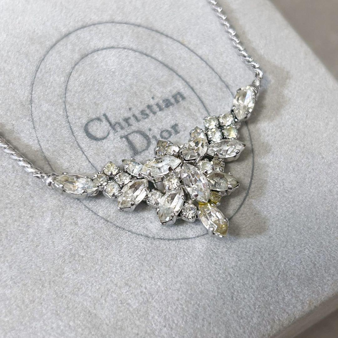 一点物】Dior ビジュー ストーン ネックレス ヴィンテージ ドイツ製 一点物】Dior ビジュー ストーン ネックレス ヴィンテージ ドイツ製