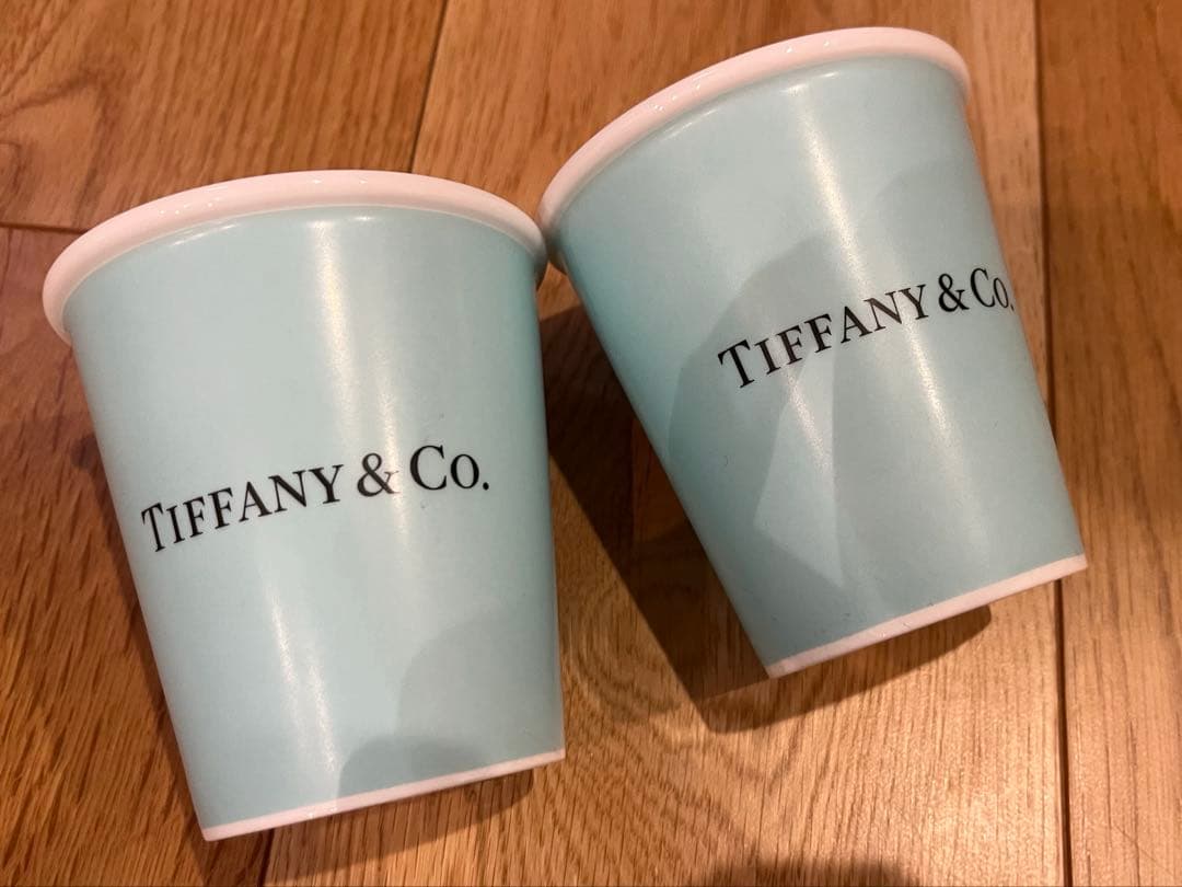 Tiffany＆Co.　ティファニー　ボーチャイナ　ペアペーパーカップ