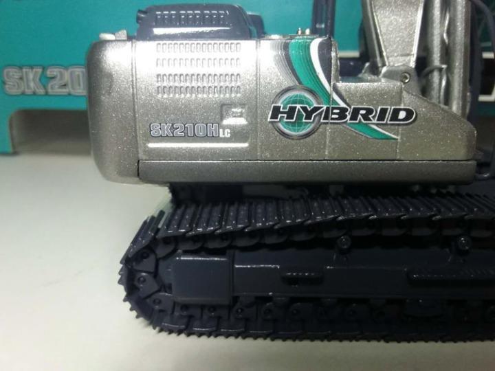 ミニカー 1/50 Motorart コベルコ SK210-10 シルバー