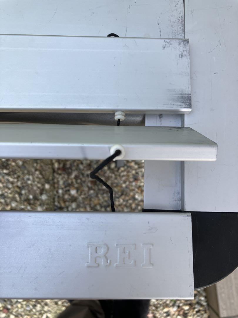 REI camp table xl アルミ製折りたたみテーブル