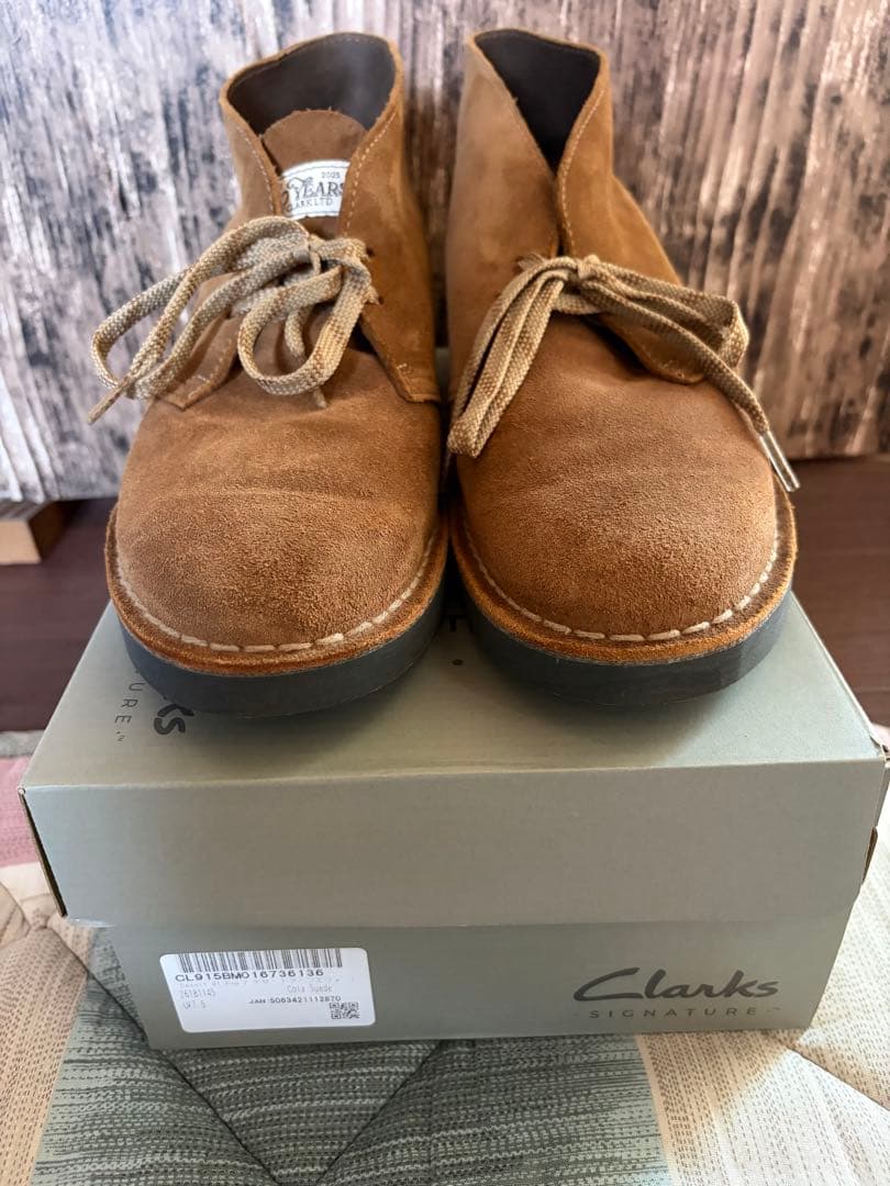 Clarks デザートブーツエヴォ cola suede 25.526.5cm Clarks