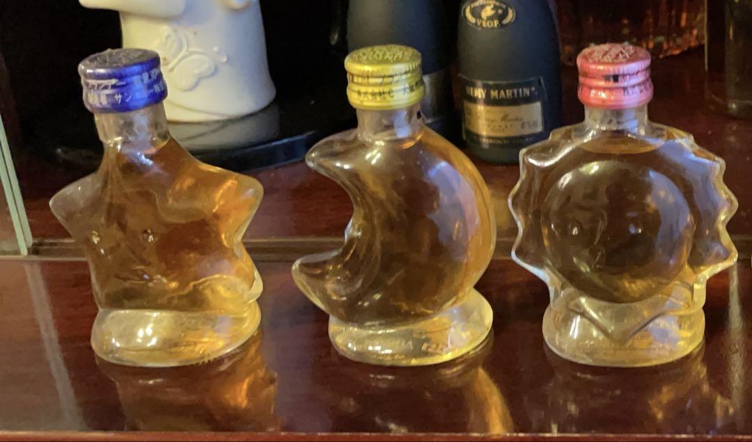 古酒　サントリー　VSOP 30ml 3本セット　星、太陽、月