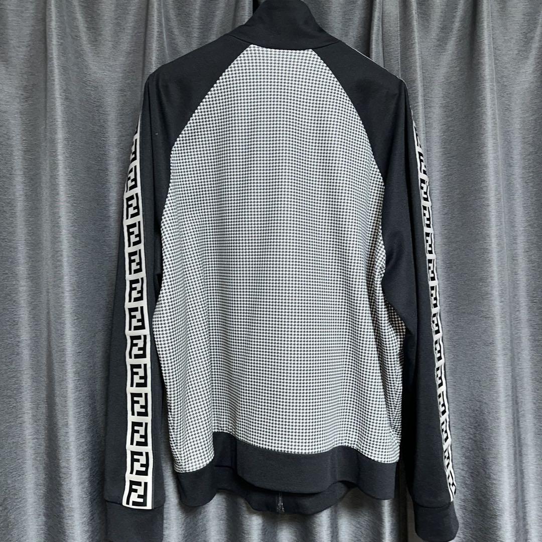 クリスマスツリー特価！ FENDI ジップアップジャケット チェック柄 ジャケット・アウター