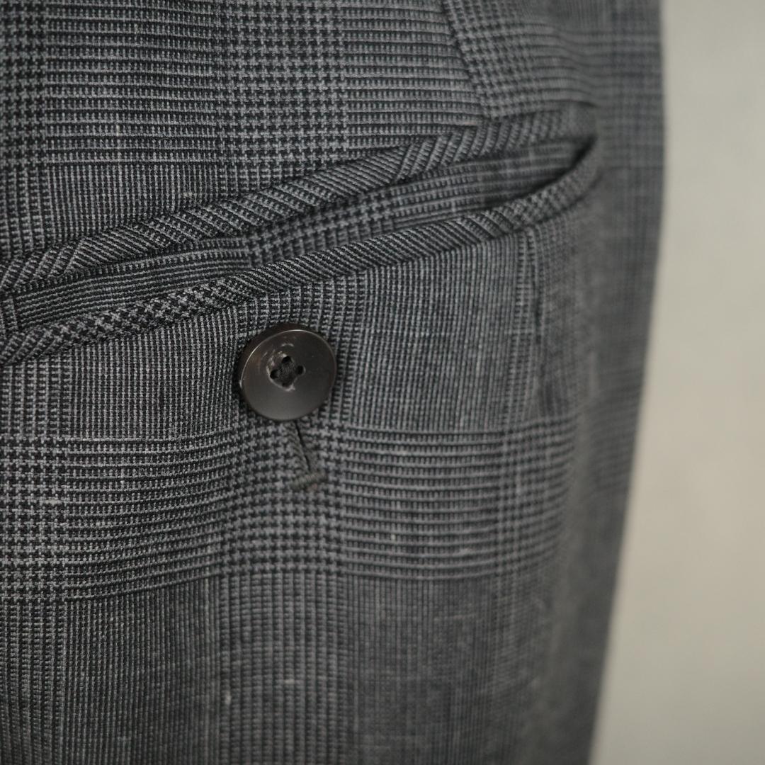 SUIT SELECT スーツ　上下　グレー　チェック【春夏】