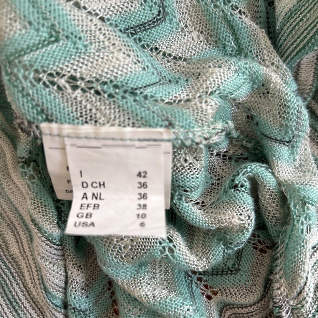 MISSONI ミントグリーン チュニック M