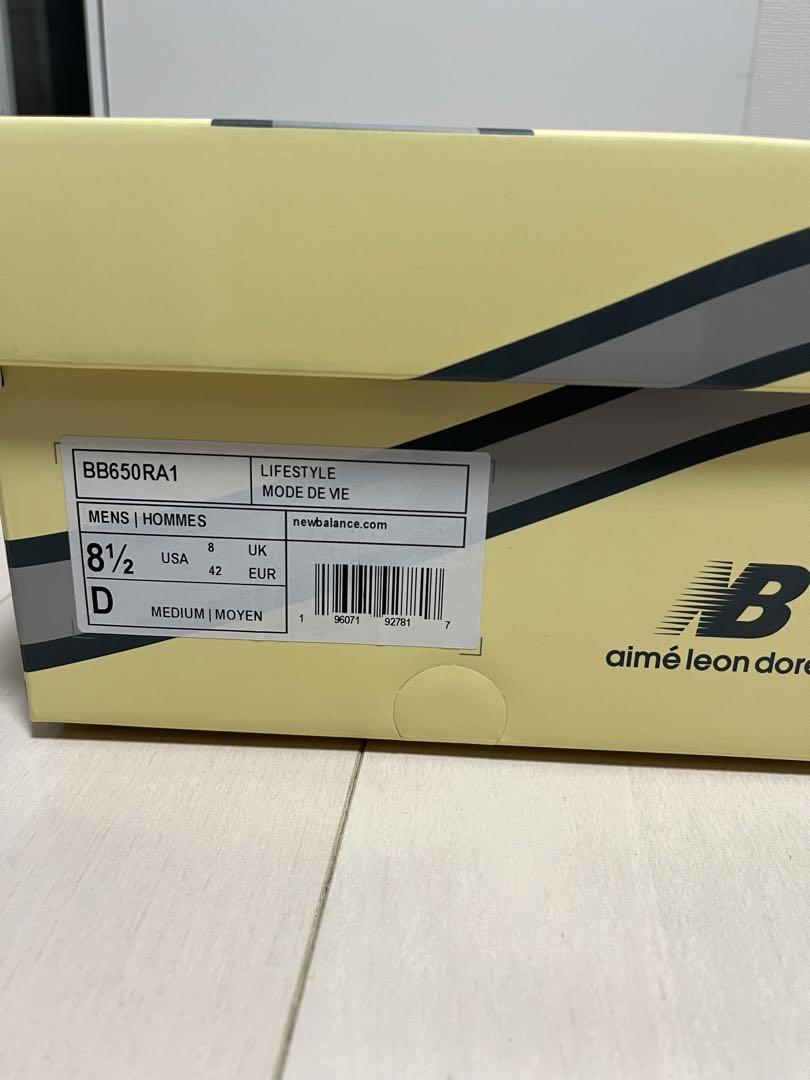 New Balance Aime leon dore 650 グレー　26.5