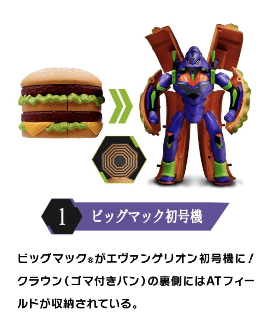 マクドナルド エヴァンゲリオン ゴジラ ベアブリック フィギュア