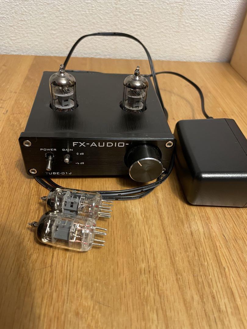 FX-AUDIO TUBE-01J 12v 2A アダプター付　真空管付