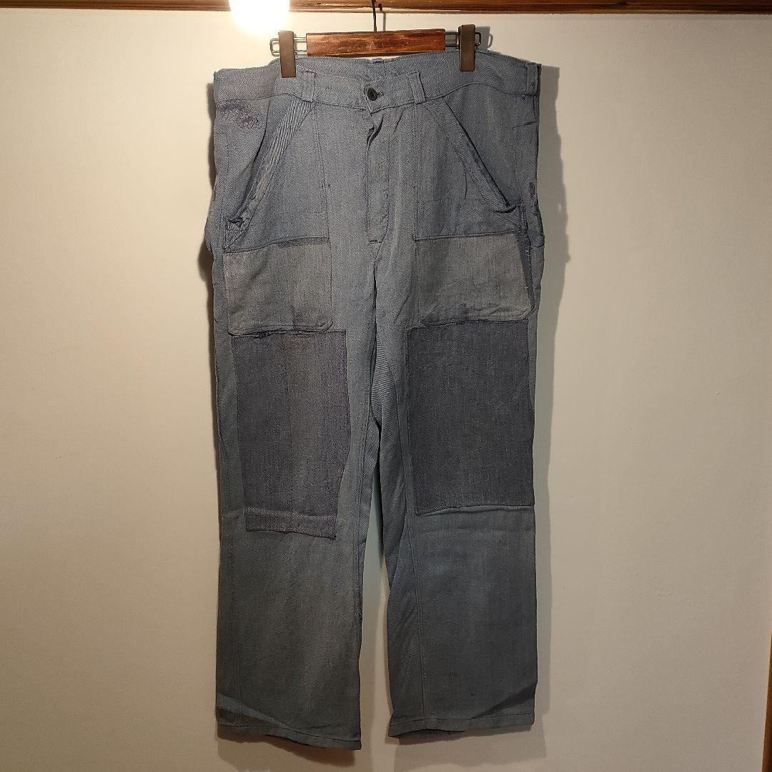 ユーロヴィンテージ パッチワーク ワークパンツ ボロ