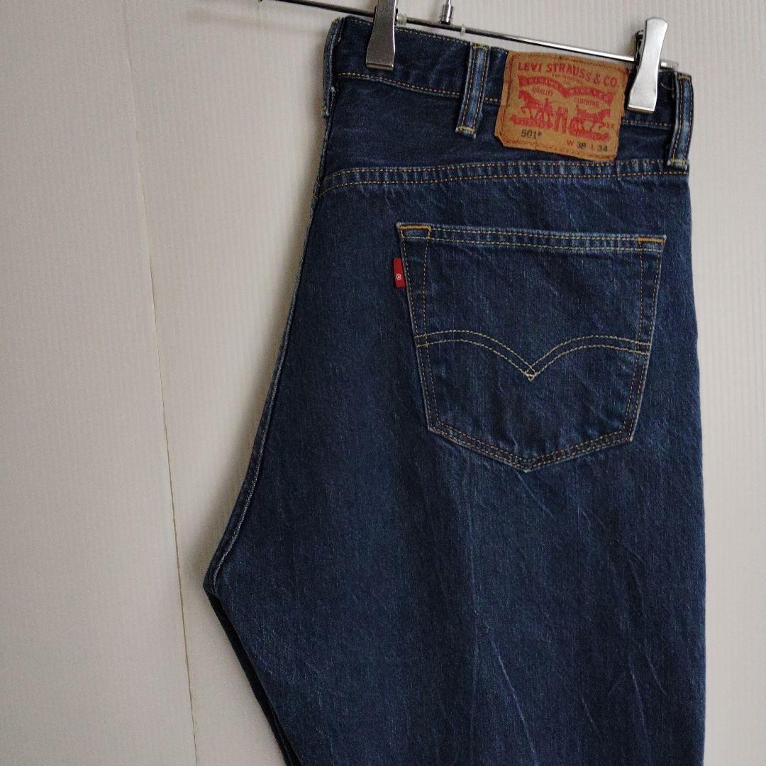 リーバイス 501 ストレート W38 L34 ジーンズ デニムパンツ ブルー 6,003円