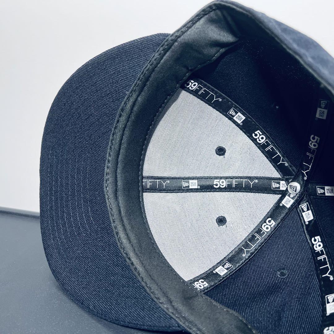 ZORN着用 WTAPS NEWERA CAP 紺 7 1/2 刺繍ロゴ