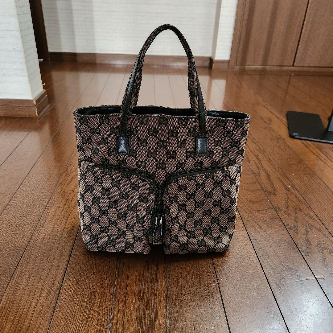 Gucci ブラウン トートバッグ