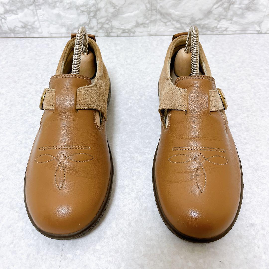 ✨美品✨アキレスソルボ スリッポン コンフォート レザー 22.5