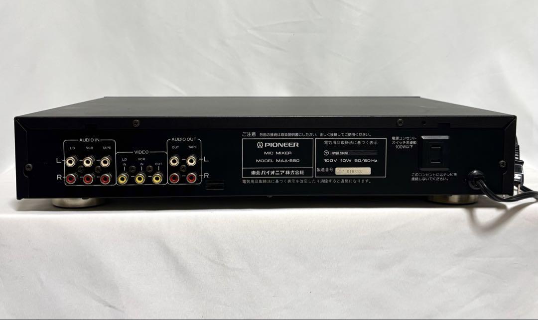 PIONEER マイクミキサー/プリアンプ MAA-550