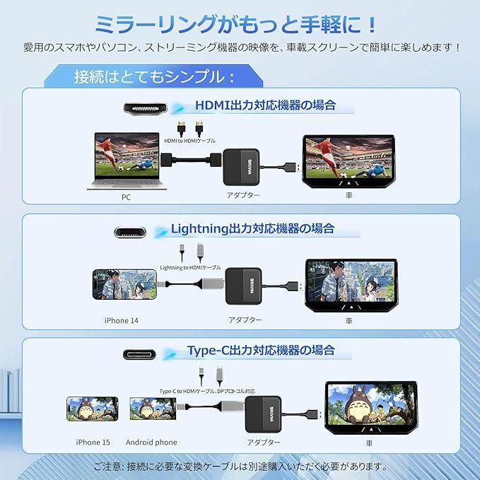 DRIVIM Car TV Mate Max HDMIマルチメディアアダプター