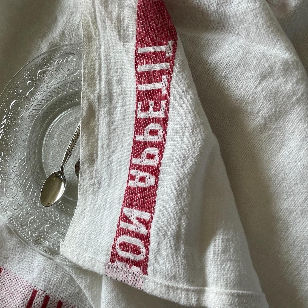 トレフォイル フランス製 シャルべエディション 麻キッチンクロス