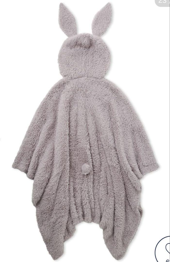 【新品未使用】ジェラートピケ SLEEP ラビット　着る毛布　GRY