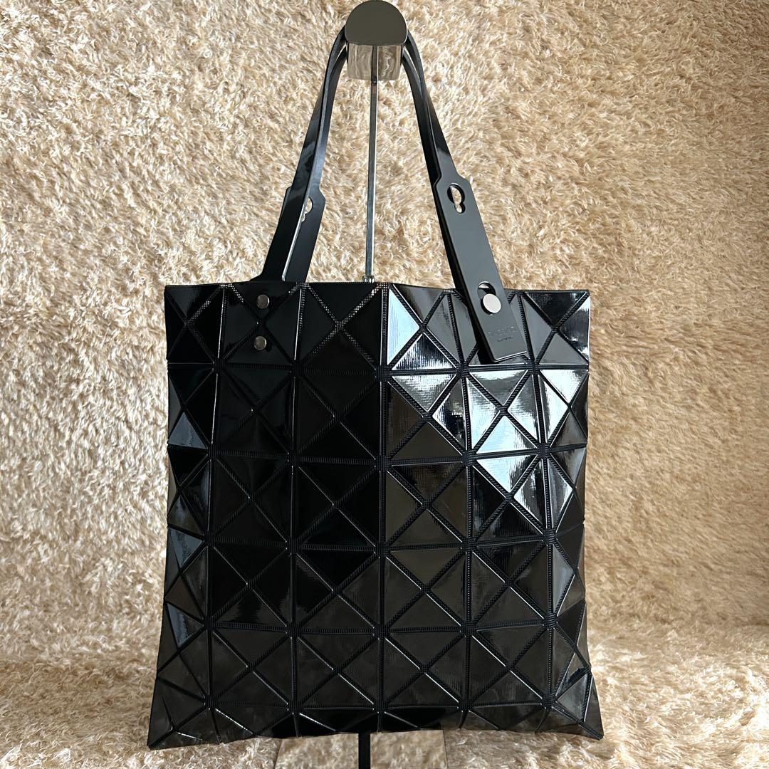 美品✨ バオバオイッセイミヤケ ルーセント PVC トートバッグ ブラック