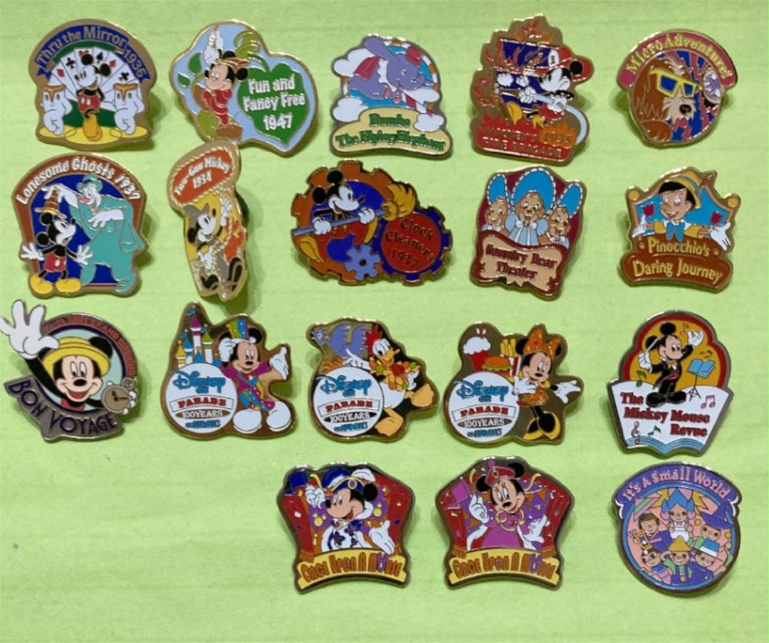 ディズニーランドパリ ミッキー ドナルド ピンバッジ ピントレ