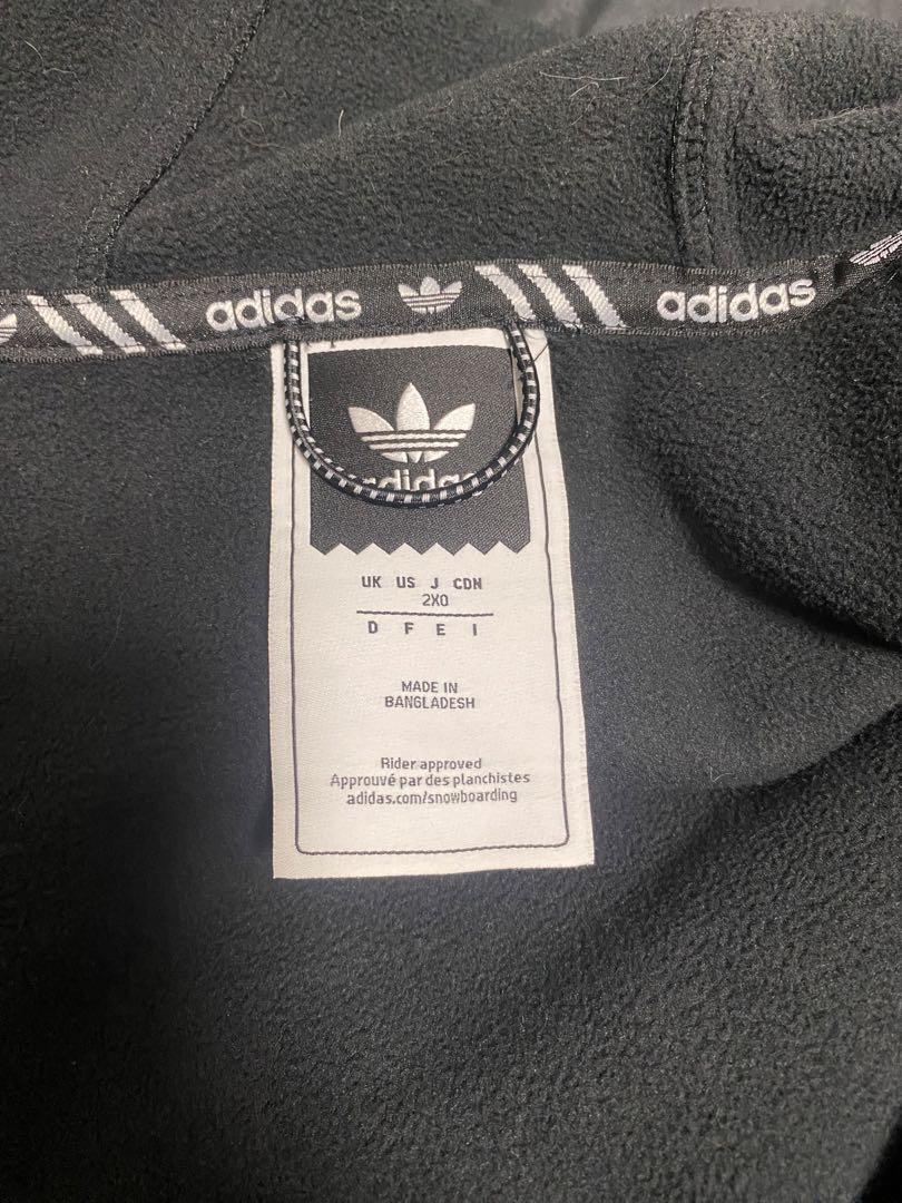 adidas フード付きジャケット D 28 黒