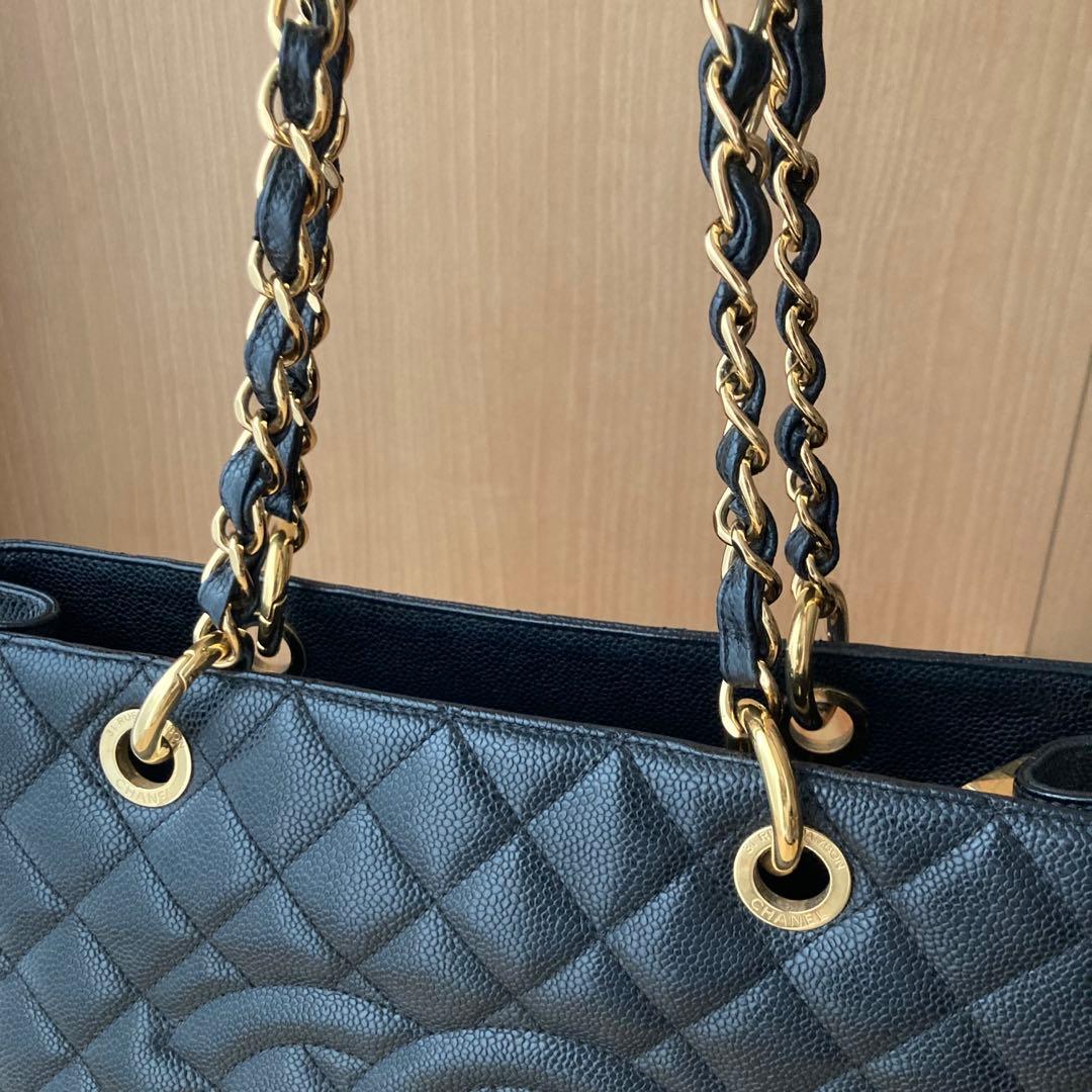 CHANEL　シャネル　トートバッグ　GST　キャビアスキン　状態良好