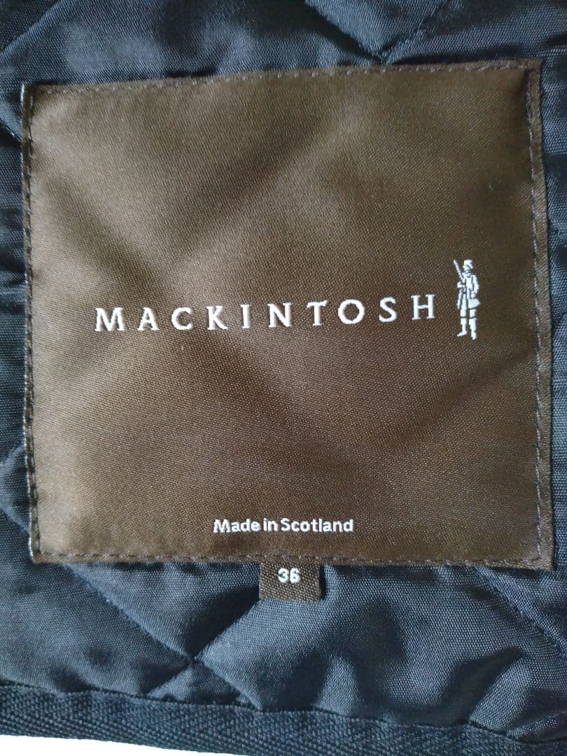 未使用 マッキントッシュ キルティング ブラック サイズ36