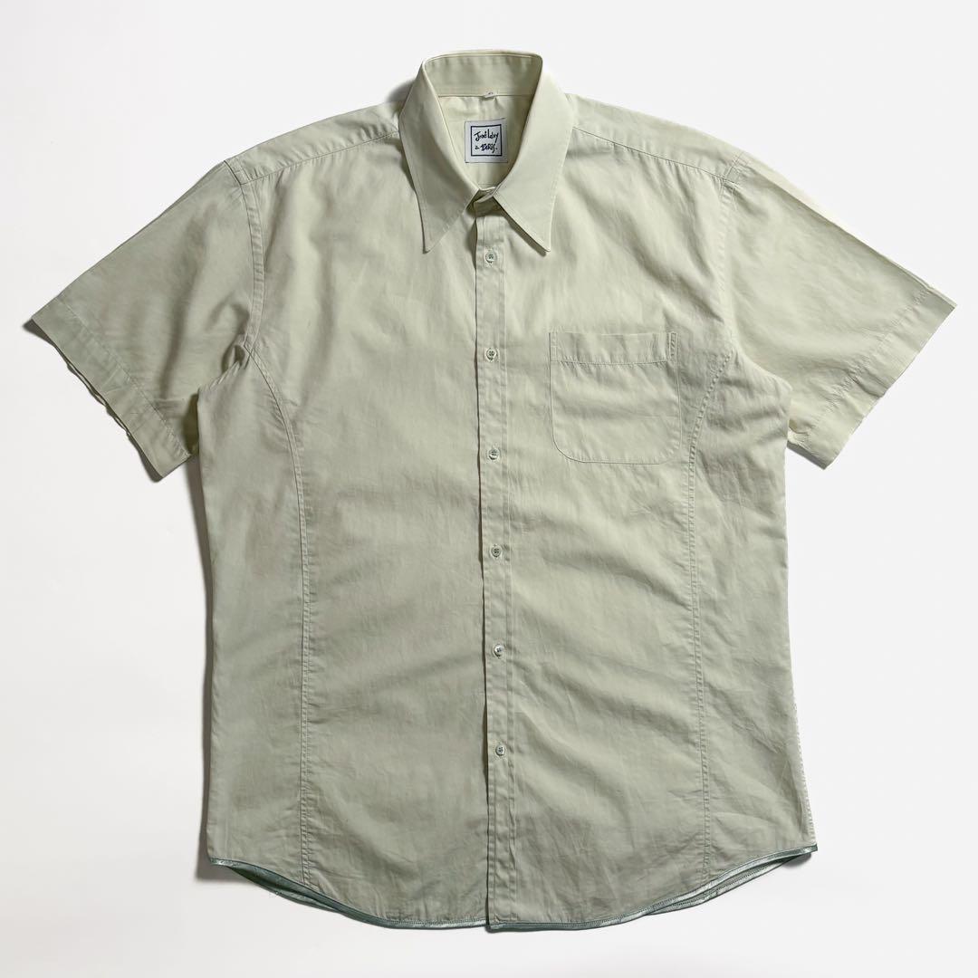 90S JOSE LEVY PIPED SHORT-SLEEVE SHIRT
