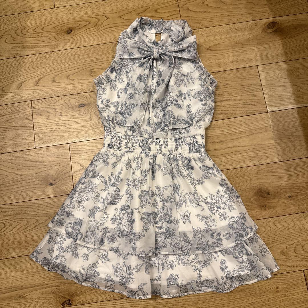 INGNI 花柄ノースリーブドレス