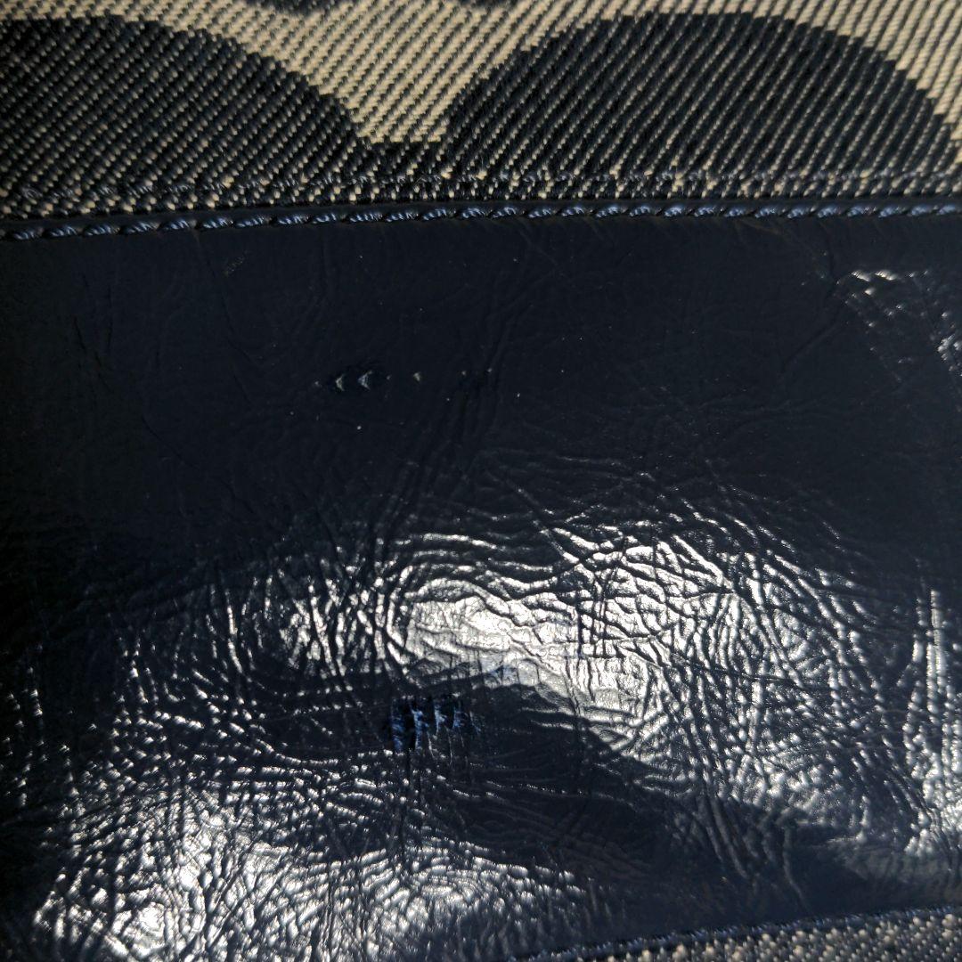 cw14 COACH トートバッグ デニム PVCレザー シグネチャー 総柄 cw14 COACH トートバッグ デニム PVCレザー シグネチャー 総柄