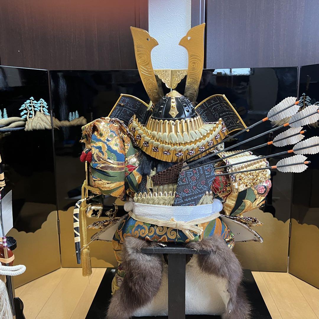 五月人形（彫金萌葱匂大将飾り）